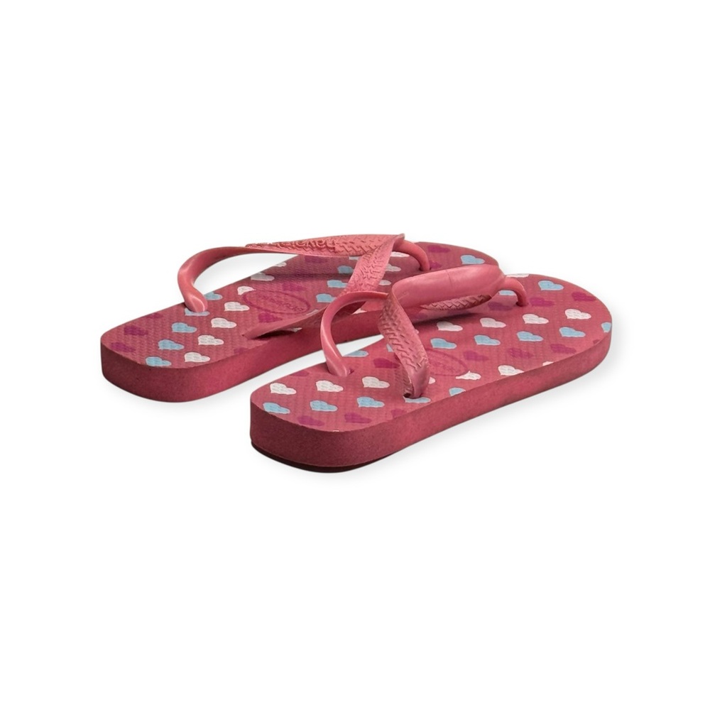 Top Havaianas ❤︎︎ Heart Print Flip Flops ❤︎︎ Brazilian Beach Sandal ❤︎︎ Pink 4 5 - Picture 6 of 16